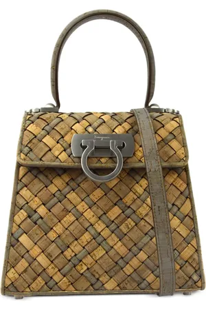 Salvatore Ferragamo 1990-2000s Gancini two-way handbag