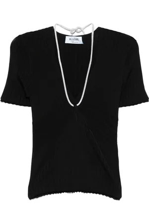 Blugirl Ribbed-knit top