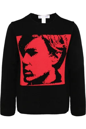 Comme des Garçons Andy Warhol intarsia jumper