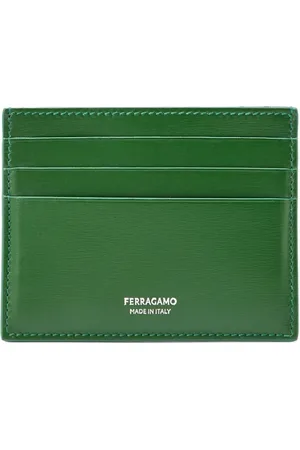 Salvatore Ferragamo Logo-print leather wallet