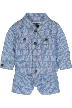 Moschino Logo-jacquard denim jacket