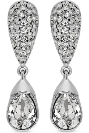 Oscar de la Renta Crystal-embellished earrings