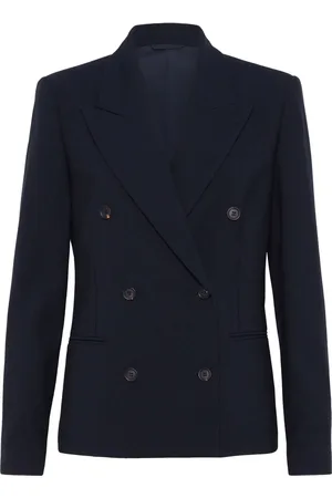 Brunello Cucinelli Peak-lapel double-breasted blazer