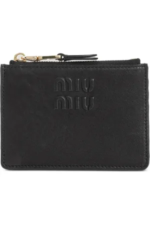Miu Miu Embossed-logo card holder