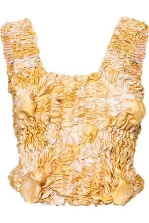 Feben Twist ruched tank top