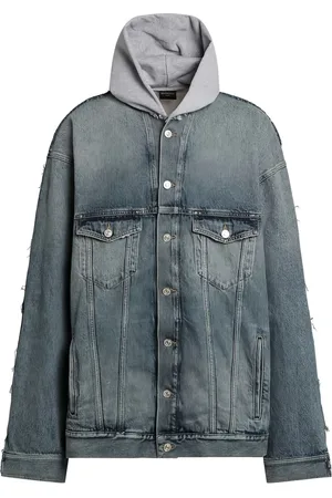 Balenciaga Hooded denim jacket