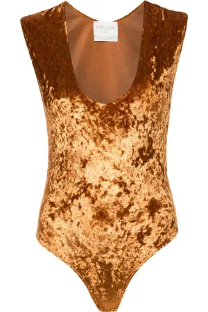 FORTE FORTE Sleeveless velvet bodysuit