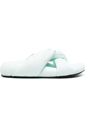 Marni Bubble twist-detail leather slides