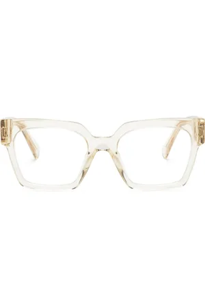 Miu Miu Transparent oversize-frame glasses