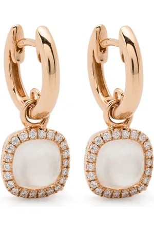 Tirisi 18kt rose gold Monte Carlo diamond earrings
