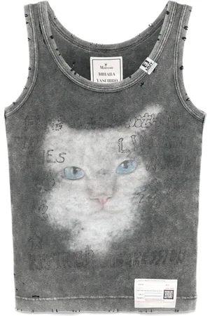 Maison Mihara Yasuhiro Graphic-print vest