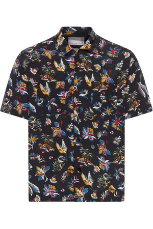 SACAI Floral print short-sleeve shirt