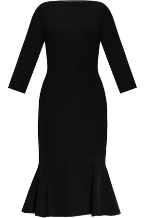 Marni Fluted-hem midi dress