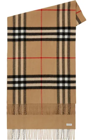 Burberry Reversible checked cashmere scarf