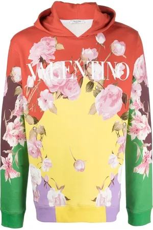 VALENTINO GARAVANI Rose-print hoodie