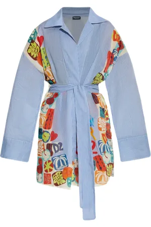 Dsquared2 Striped beach dress