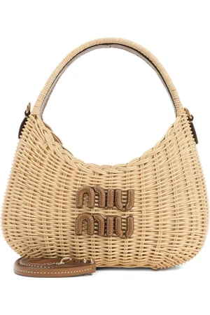 Miu Miu Raffia tote bag