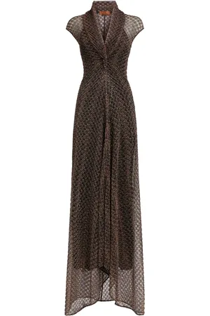 Missoni Lamé lace maxi dress