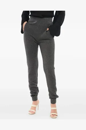 Saint Laurent High-waisted cashmere leggings