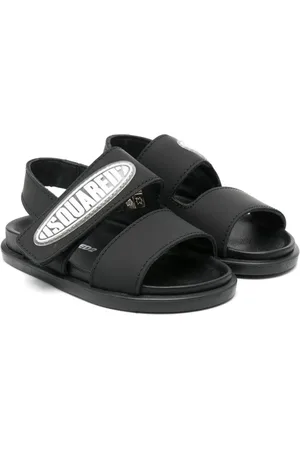 Dsquared2 Logo-appliqué leather sandals