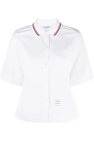 Thom Browne Box pleat cotton shirt