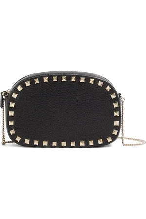 VALENTINO GARAVANI MINI ROCKSTUD CROSSBODY BAG IN GRAINY CALFSKIN