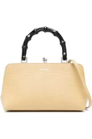 Jil Sander Crocodile-embossed cross-body bag