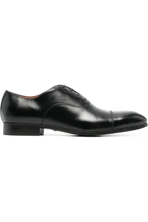 santoni Leather oxford shoes