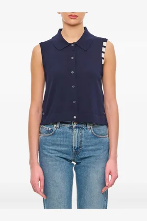 Thom Browne 4-Bar cotton vest