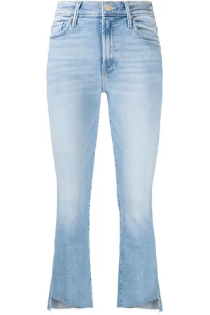 Mother Insider high-rise cropped jeans