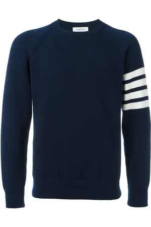 Thom Browne 4-Bar crew neck cashmere jumper