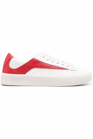 By Far Contrasting-panel sneakers