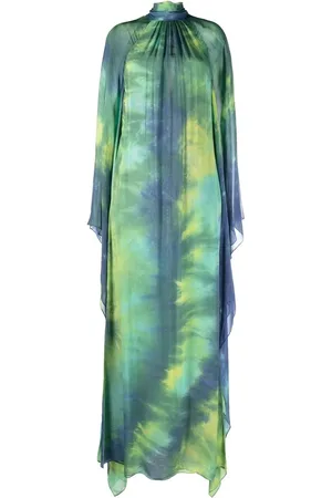 Roberto Cavalli Tie-dye floor-length dress