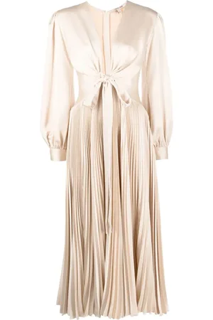 Roberto Cavalli Long-sleeve midi dress
