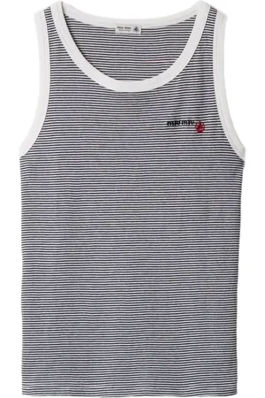 Miu Miu X Petit Bateau ribbed top