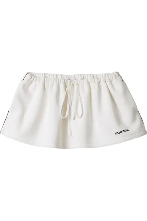 Miu Miu Cotton-jersey mini skirt