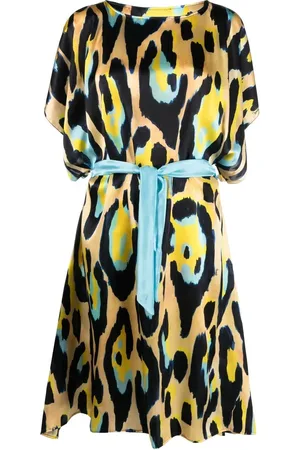Roberto Cavalli Leopard print beach dress