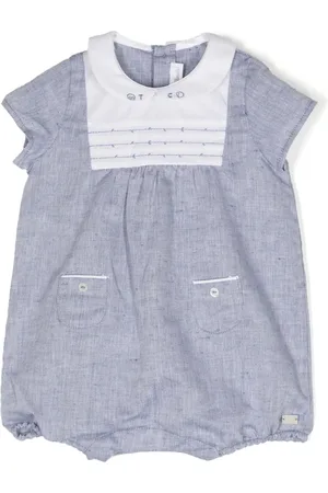 Tartine Et Chocolat Peter Pan collar chambray body