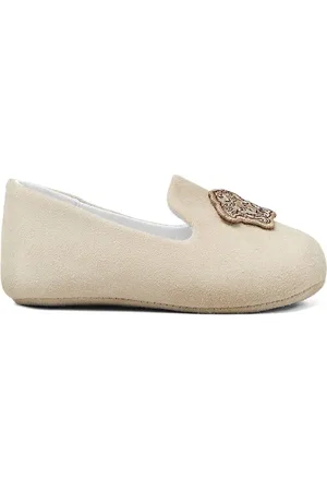 VERSACE Medusa-appliqué crib shoes