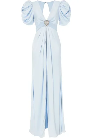 TEMPERLEY LONDON Short-sleeve gown