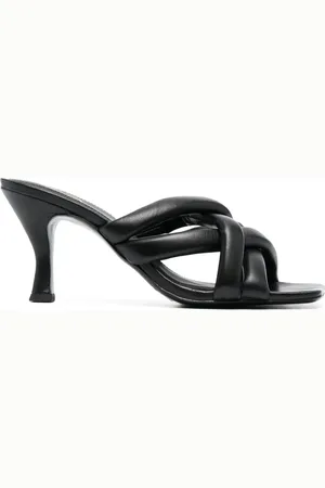Ash Mina cross strap leather sandals