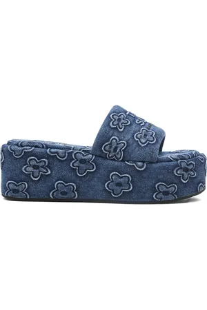 Marc Jacobs The Daisy denim platform sandals