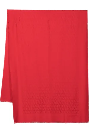 VALENTINO GARAVANI VLogo Signature frayed scarf