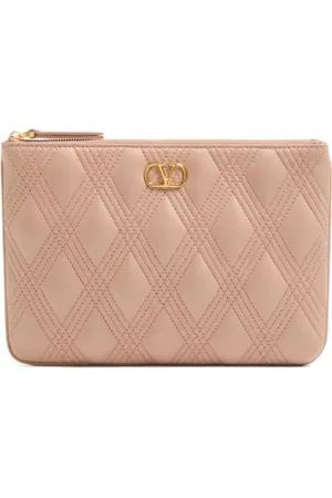 VALENTINO GARAVANI QUILTIE 67 POUCH IN QUILTED NAPPA LEATHER