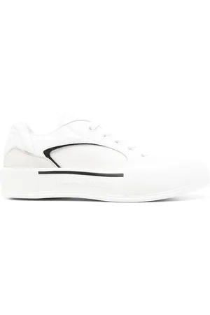 Alexander McQueen Skate Deck Plimsoll leather sneakers