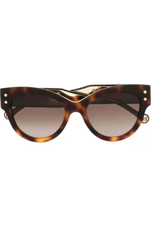 Carolina Herrera Tortoiseshell cat eye sunglasses