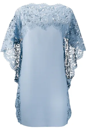 VALENTINO GARAVANI Lace cape dress
