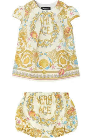 VERSACE Underwater Barocco dress
