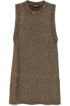 Tom Ford Knitted side-slits vest