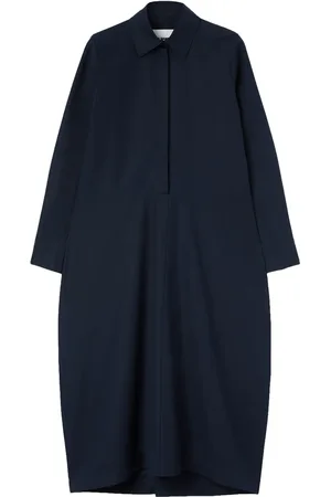 Jil Sander Long-sleeved organic cotton shirtdress